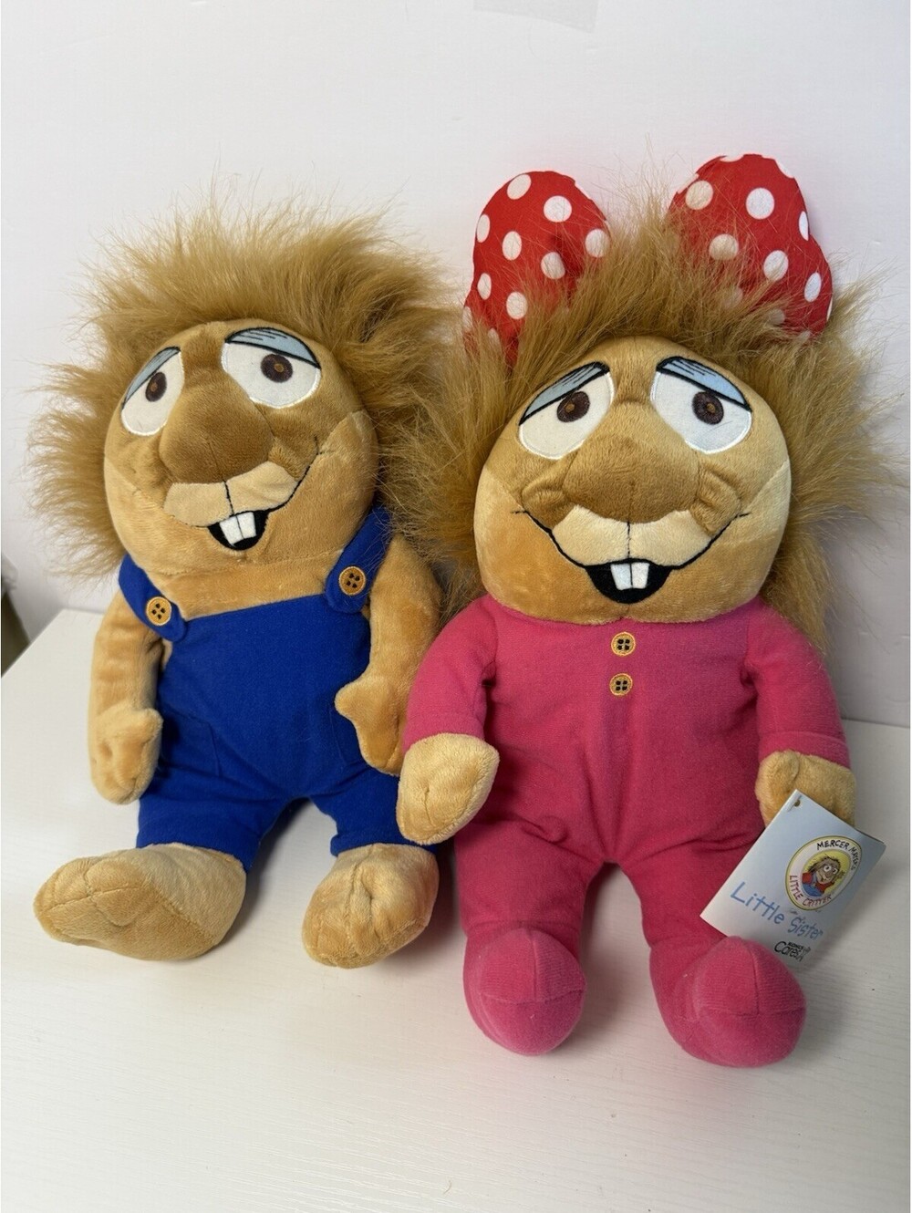 New Kohl’s Cares Little Critter & Little Sister Set Plush Stuffed Animals 13”